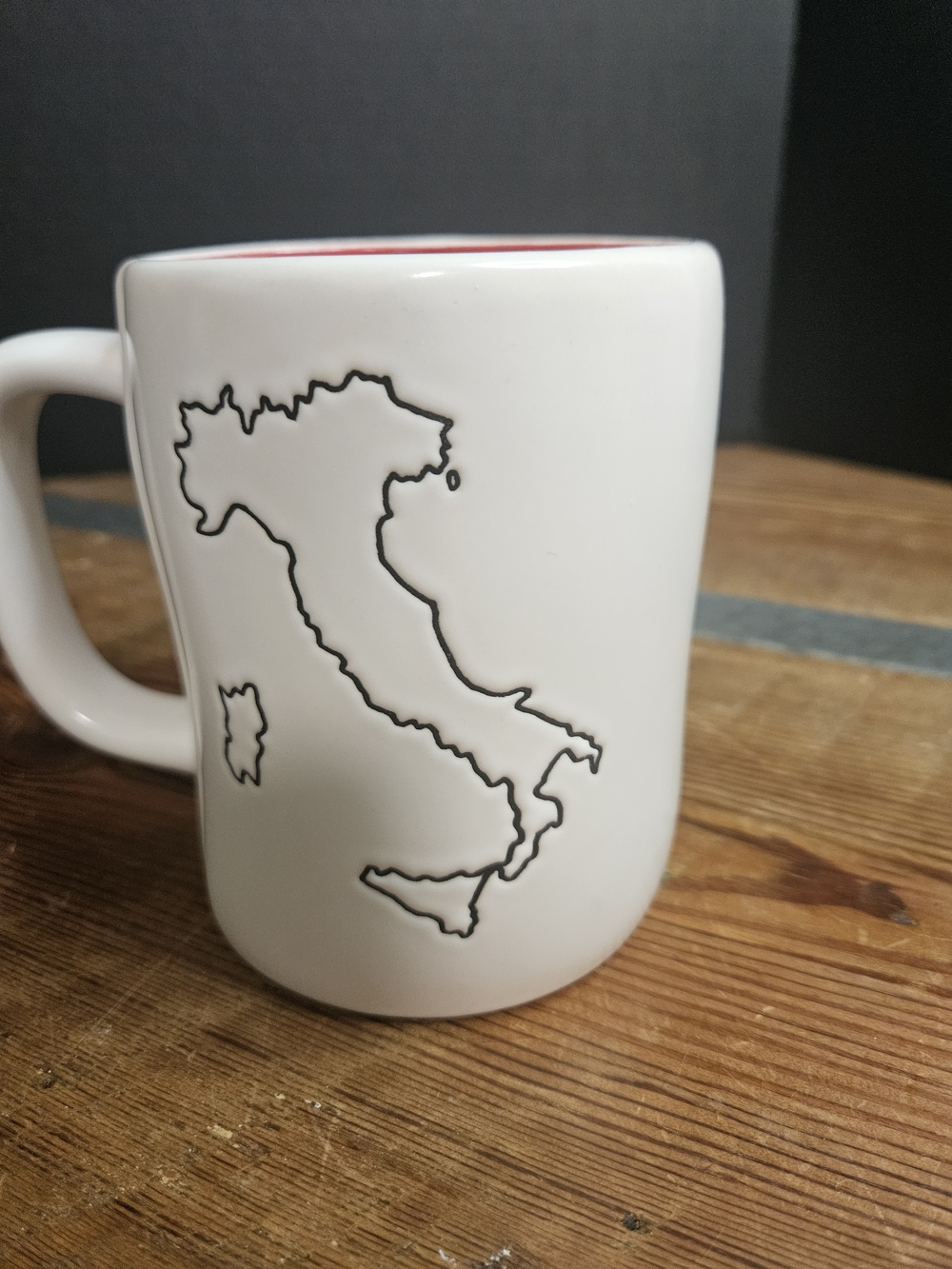 Rae Dunn White Italy Ceramic Coffee Mug - Travel & Home Dining - Picture 2 of 4